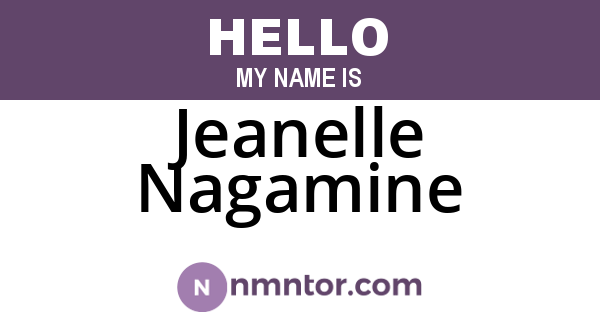 Jeanelle Nagamine