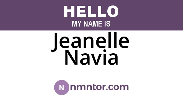 Jeanelle Navia