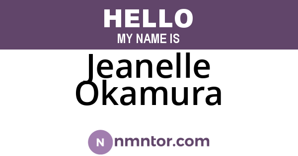 Jeanelle Okamura
