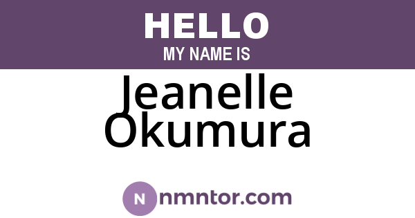 Jeanelle Okumura