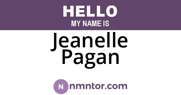 Jeanelle Pagan