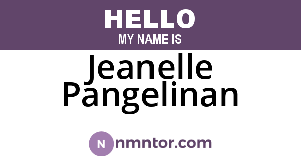 Jeanelle Pangelinan