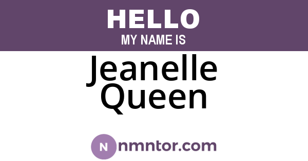 Jeanelle Queen
