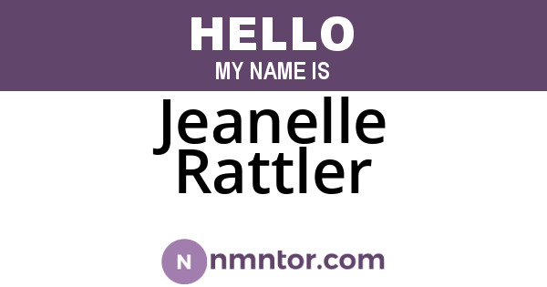 Jeanelle Rattler