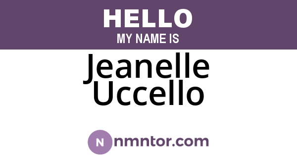 Jeanelle Uccello