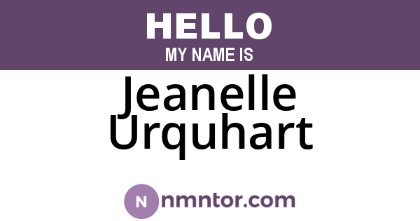 Jeanelle Urquhart
