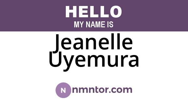 Jeanelle Uyemura