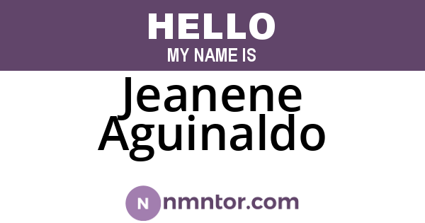 Jeanene Aguinaldo