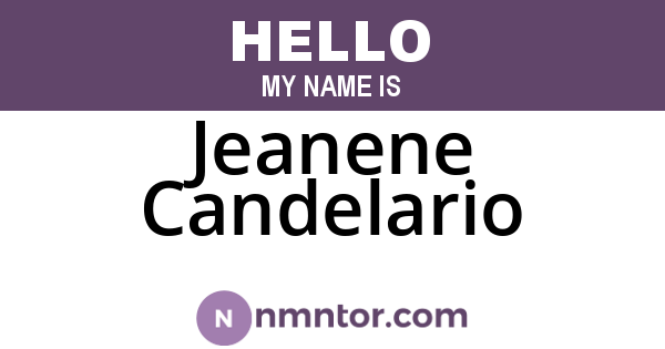 Jeanene Candelario