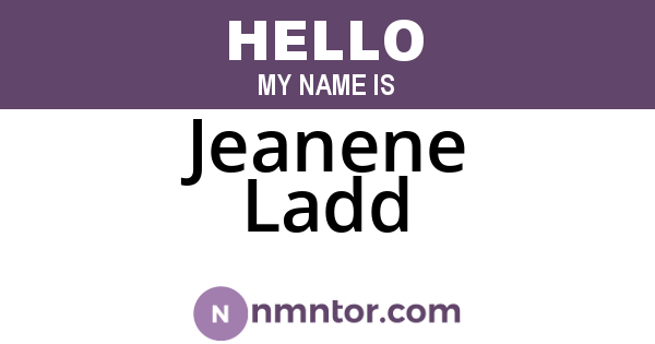 Jeanene Ladd