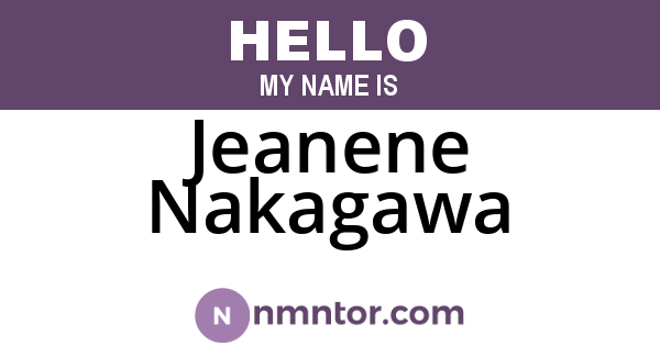 Jeanene Nakagawa
