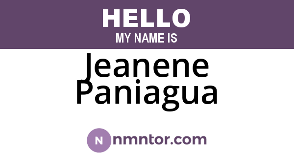 Jeanene Paniagua