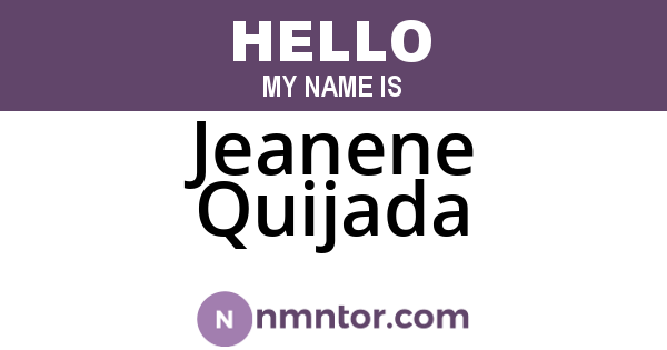 Jeanene Quijada