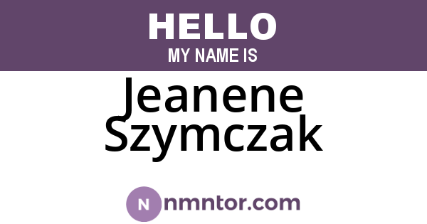 Jeanene Szymczak