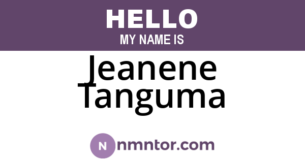 Jeanene Tanguma