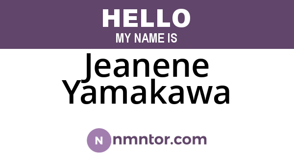 Jeanene Yamakawa