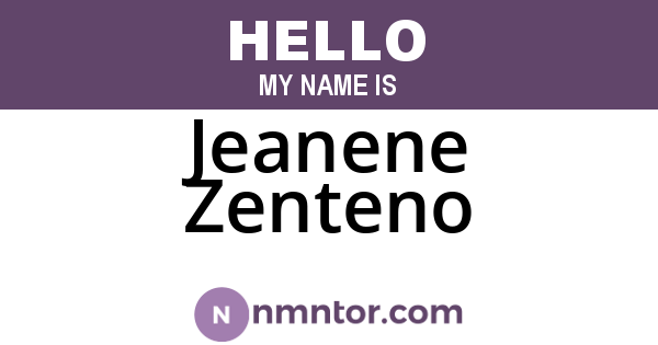 Jeanene Zenteno