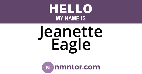 Jeanette Eagle