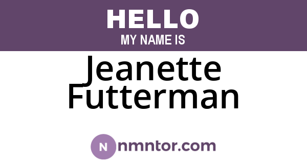 Jeanette Futterman