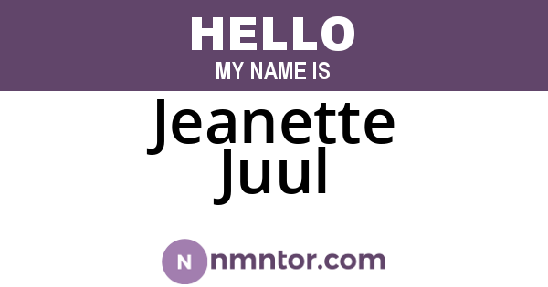 Jeanette Juul