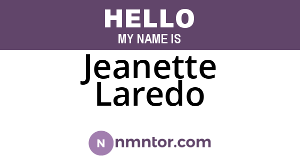 Jeanette Laredo