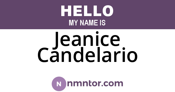 Jeanice Candelario