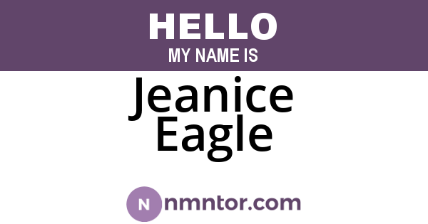 Jeanice Eagle