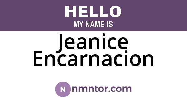 Jeanice Encarnacion