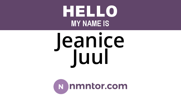 Jeanice Juul