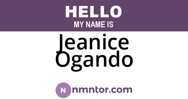 Jeanice Ogando