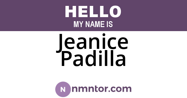 Jeanice Padilla