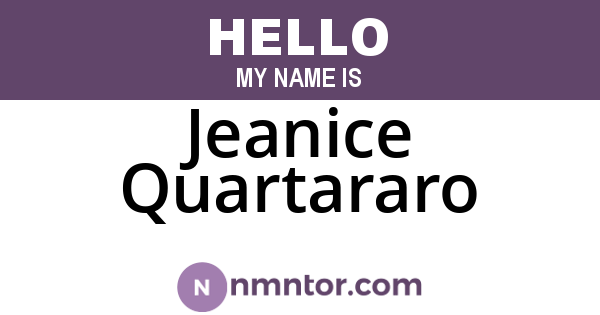 Jeanice Quartararo