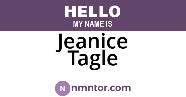 Jeanice Tagle