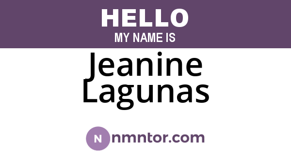 Jeanine Lagunas