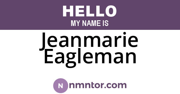Jeanmarie Eagleman
