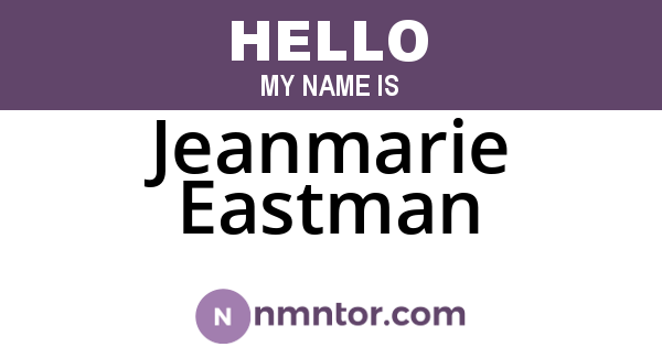 Jeanmarie Eastman