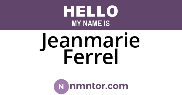 Jeanmarie Ferrel