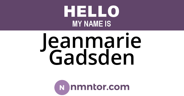 Jeanmarie Gadsden