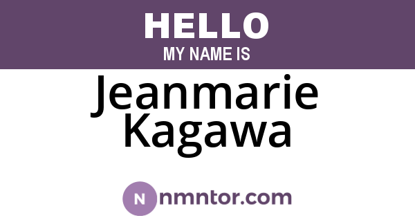 Jeanmarie Kagawa