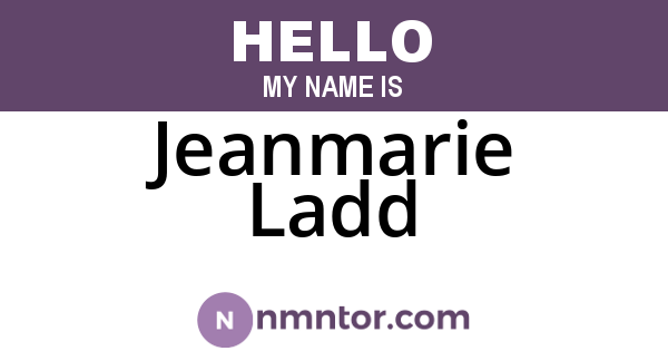 Jeanmarie Ladd