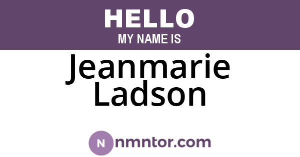 Jeanmarie Ladson