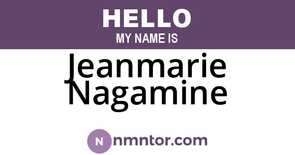 Jeanmarie Nagamine