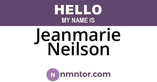Jeanmarie Neilson