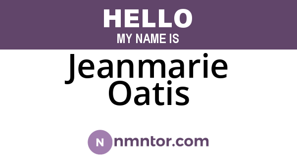 Jeanmarie Oatis