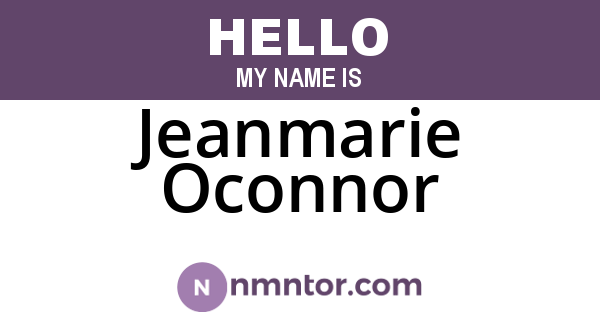 Jeanmarie Oconnor