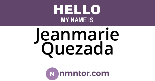 Jeanmarie Quezada