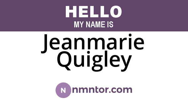Jeanmarie Quigley