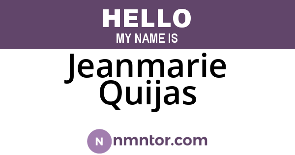 Jeanmarie Quijas