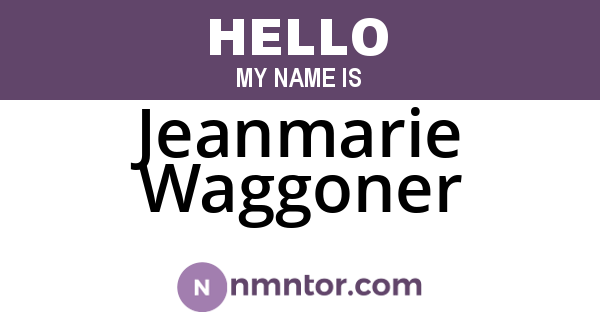 Jeanmarie Waggoner
