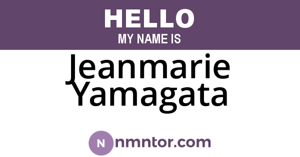 Jeanmarie Yamagata